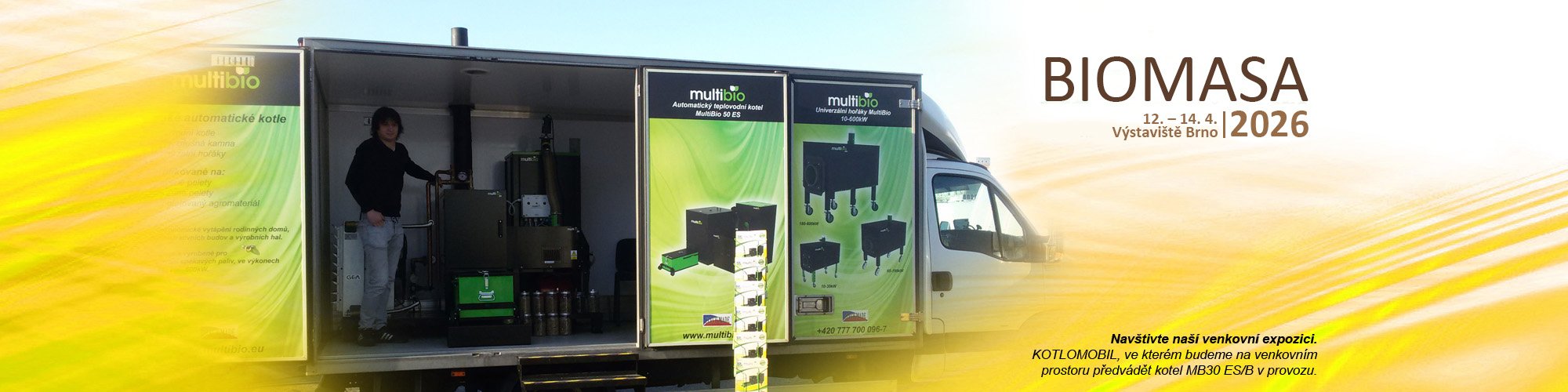 BIOMASA 2026, Výstaviště Brno, 12.–14. 4. 2026